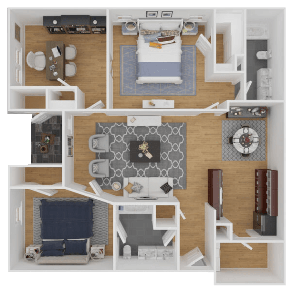 Floor Plans of McArthur Landing in Fayetteville, NC